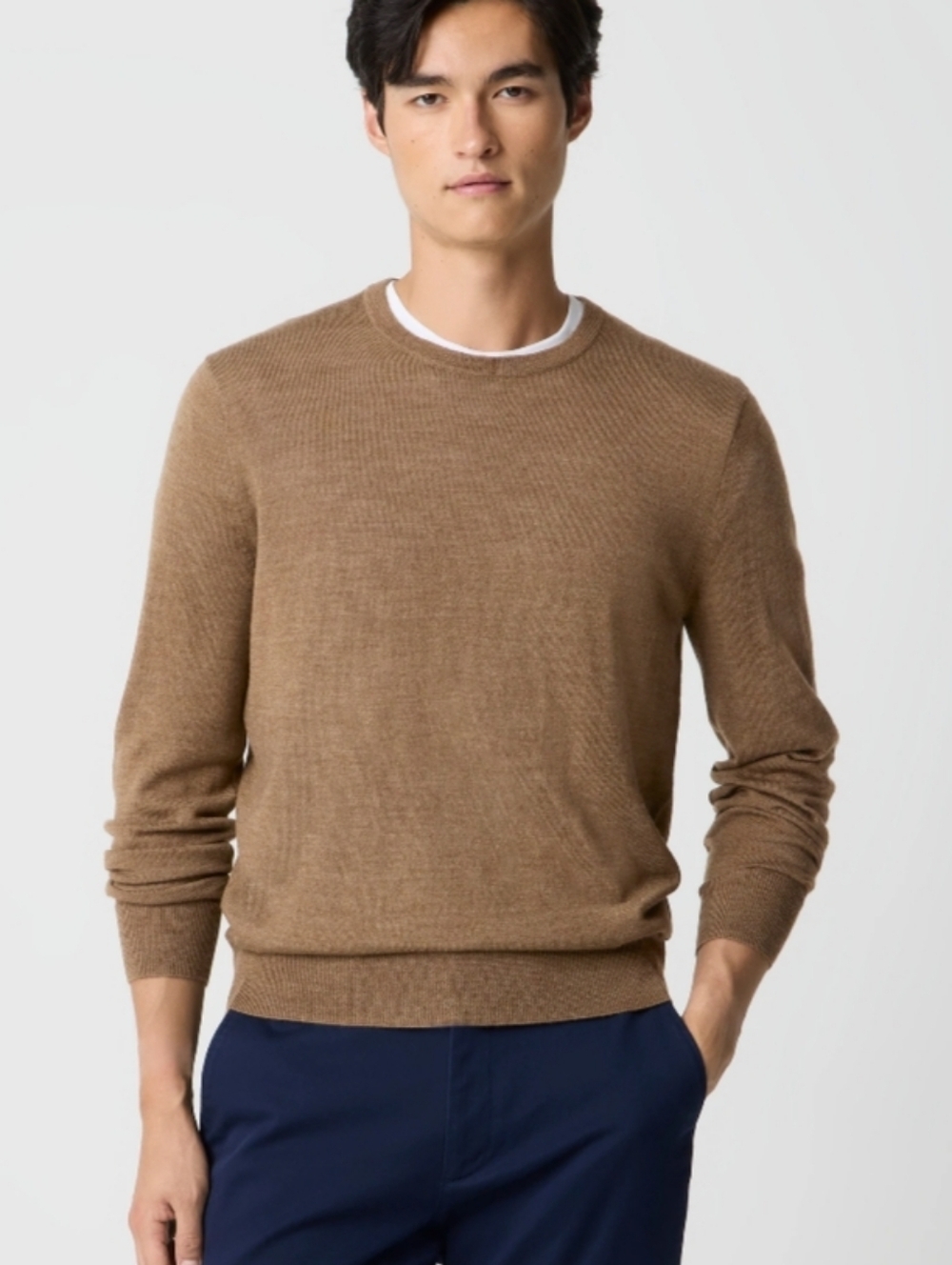 J. Crew Merino Wool Blend Crewneck Sweater